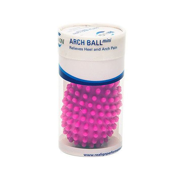 Using a spike ball can help with plantar fasciitis